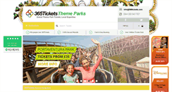 Desktop Screenshot of 365ticketsthemeparks.com
